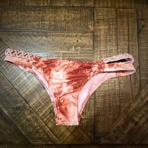 Shade and Shore tie dye bikini bottoms